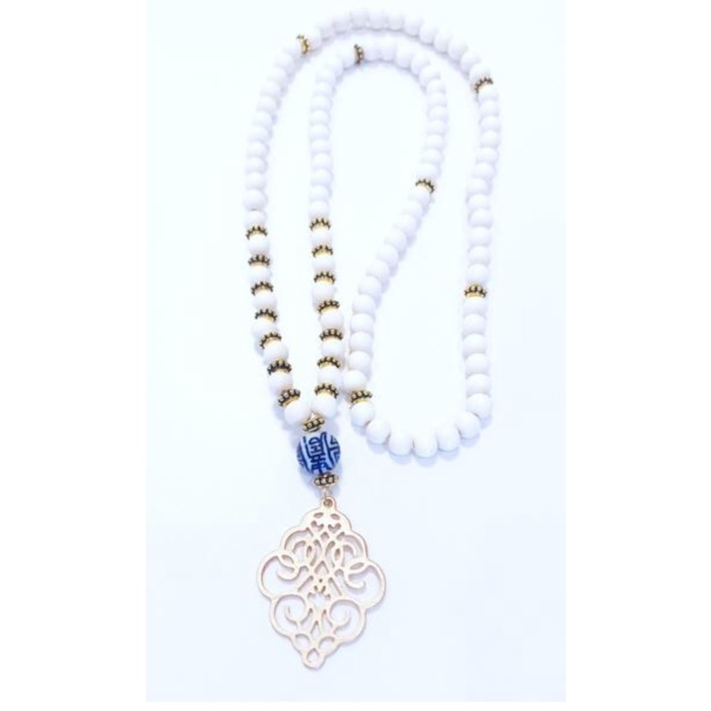Script Pendant Necklace